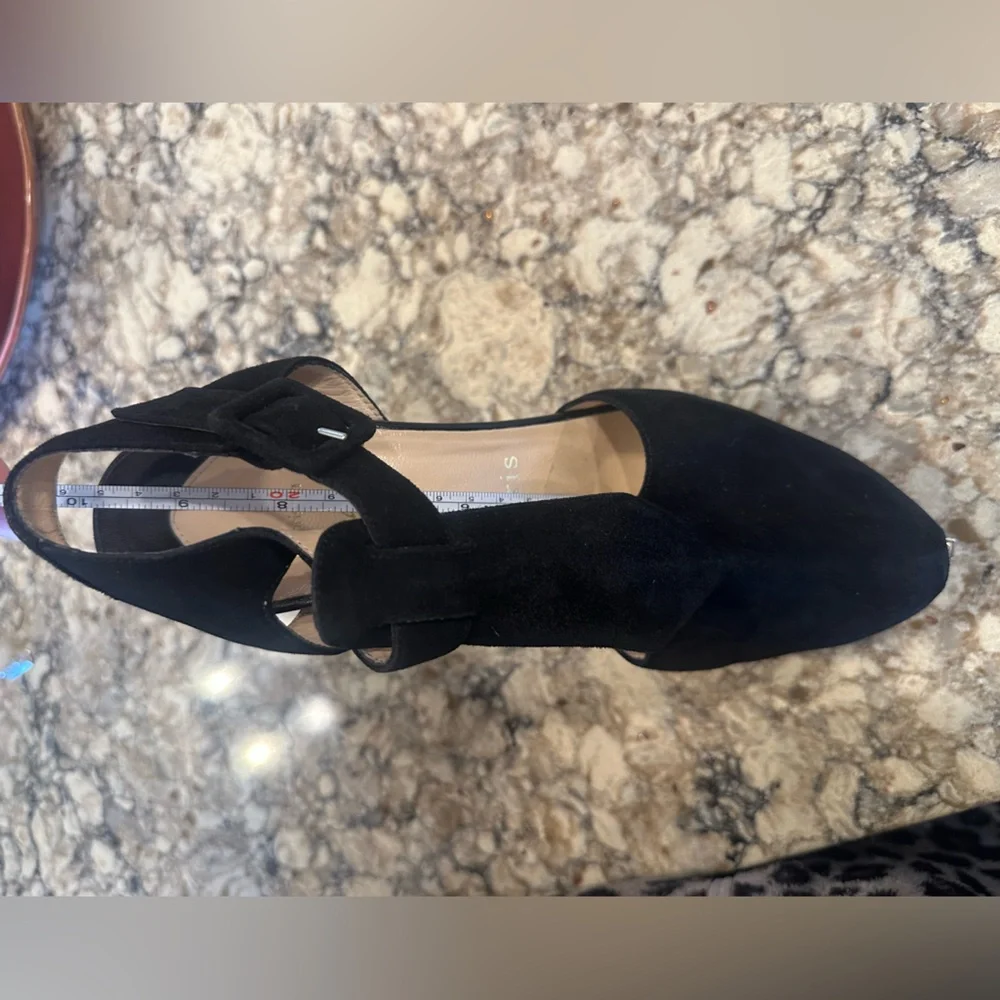 Christian Louboutin Black Suede Platform Heels - Picture 13 of 15